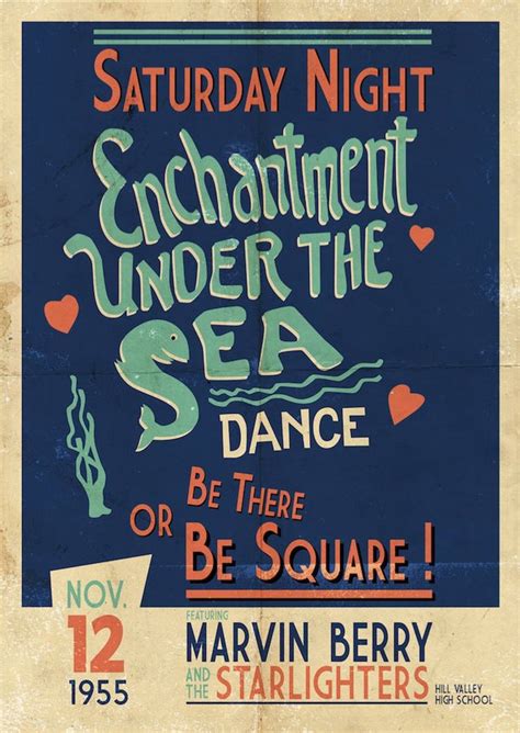 Back To The Future Enchantment Under The Sea Dance Retro Etsy UK