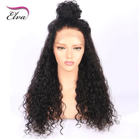 Elva Silk Base Wigs For Black Women Natural Hairline Black Color