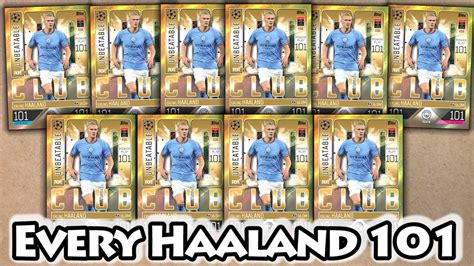 Every Match Attax Extra 202223 Haaland 101 Card We Have Packed