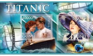 Stamp Animation Cartoons Titanic I Guinea Illegal Stamps Guinea