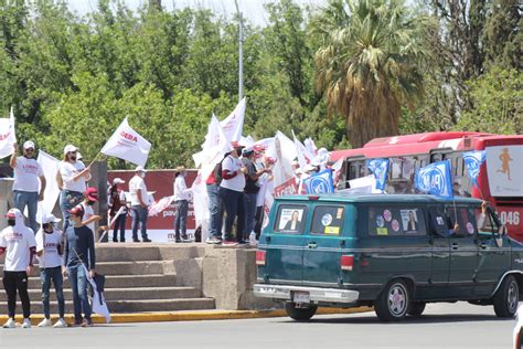 Panistas Y Morenistas Toman La Glorieta De Pancho Villa Previo A Debate