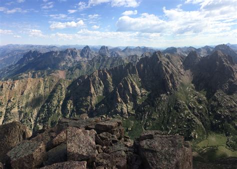 summits climbing pigeon peak turret peak  ruby basin