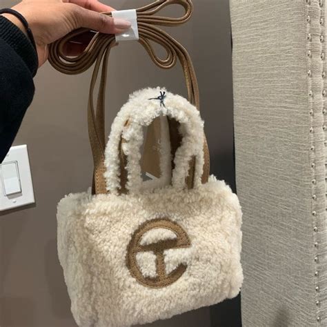 Telfar X Ugg Small Shearling Crossbody Brand New Uggs Cloth Bags