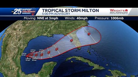 Tropical Storm Milton Tracker Major Hurricane Forecast To Slam Florida