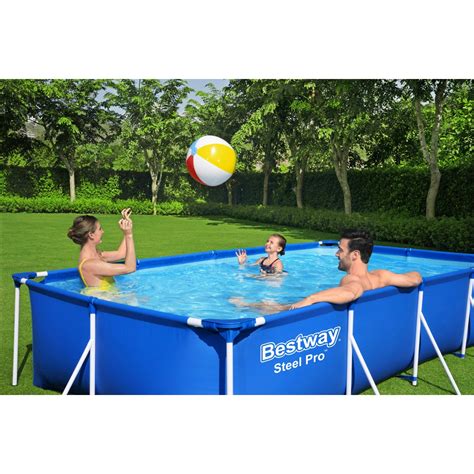 Piscina Fuori Terra Tubolare In Pvc Acciaio Bestway Steel Pro X