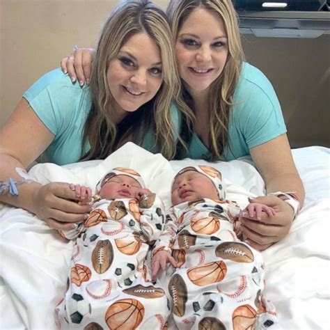 Twin Sisters Give Birth To Sons On Same Day In Same Hospital Twin Sisters Sons Day Twins