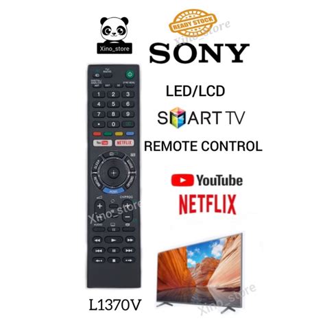 Sony Tv Remote Control Lcd Led Plasma Youtube Netflix Smart Tv Remote