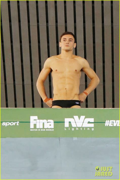 Tom Daley Shows Off Ripped Body After Winning Gold Medal Photo