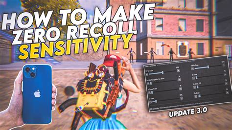 How To Make Your Own Zero Recoil SensitivitY Best SensitivitY Settings