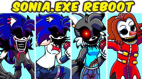 Friday Night Funkin Vs Sonia Exe Re Animated And Reskin Full Week Sonic