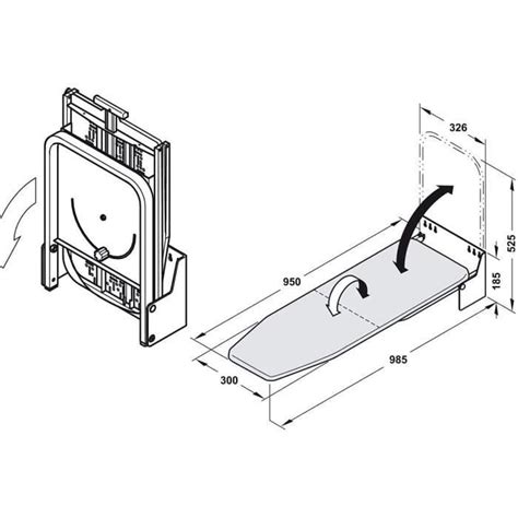 Tcatec Table Repasser Murale Pliable Avec Fixations Cdiscount Maison