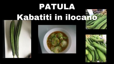 PATULA (Kabatiti in Ilocano) - YouTube