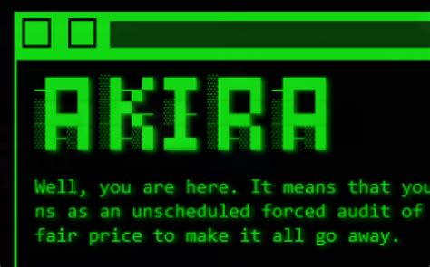 Ransomware AKIRA Con Actividad En Bolivia REDTISEG