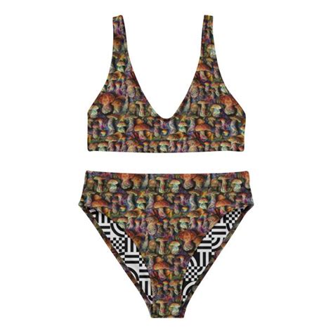 Rainbow Magic Mushroom Bikini Swim Set