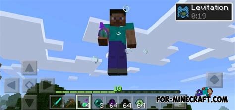 Levitation Potion mod for Minecraft PE 0.17.0