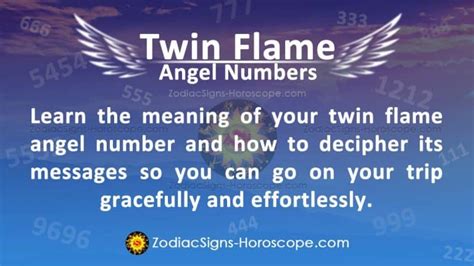 Twin Flame Angel Numbers Messages From The Divine Realm