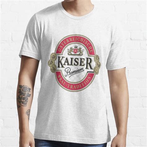 Vintage Brauerei Wieselburg Henninger Kaiser Premium Bier T Shirt T