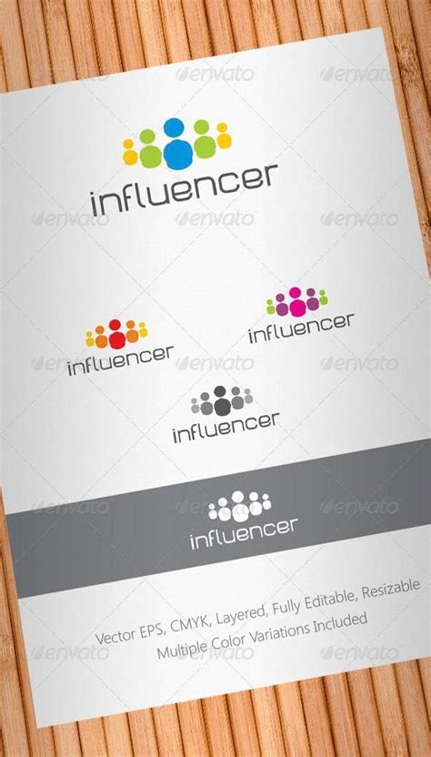 Social Media Influencer Logo Template | Logo templates, Influencer ...