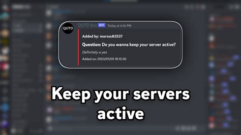 Discord QOTD Tutorial YouTube
