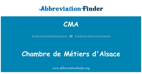 Cma Definición Chambre De Métiers Alsacia Chambre De Métiers Dalsace