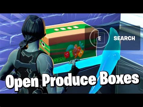 Open Produce Boxes LOCATIONS At Condo Canyon Or Sleepy Sound Fortnite