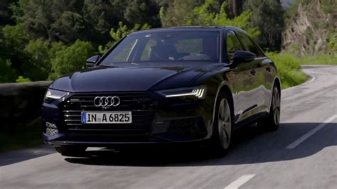 Audi A6 In Firmament Blue Driving Video Youtube