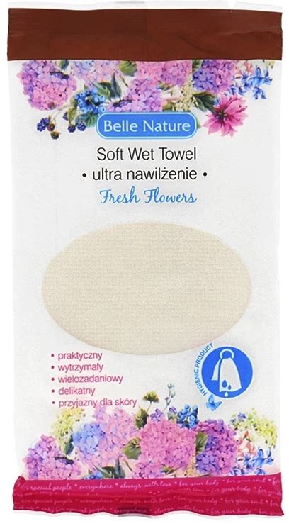 Влажное полотенце с ароматом живых цветов - Belle Nature Soft Wet Towel ...