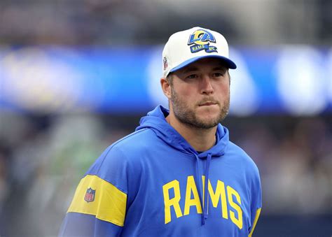 Rams Starting QB Today Is Matthew Stafford Playing Tonight