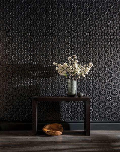 Textured Wallpaper Accent Wall