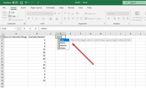 How To Find And Calculate Range In Excel