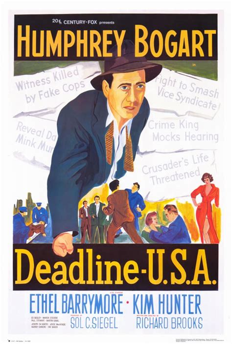 All Posters for Deadline USA at Movie Poster Shop