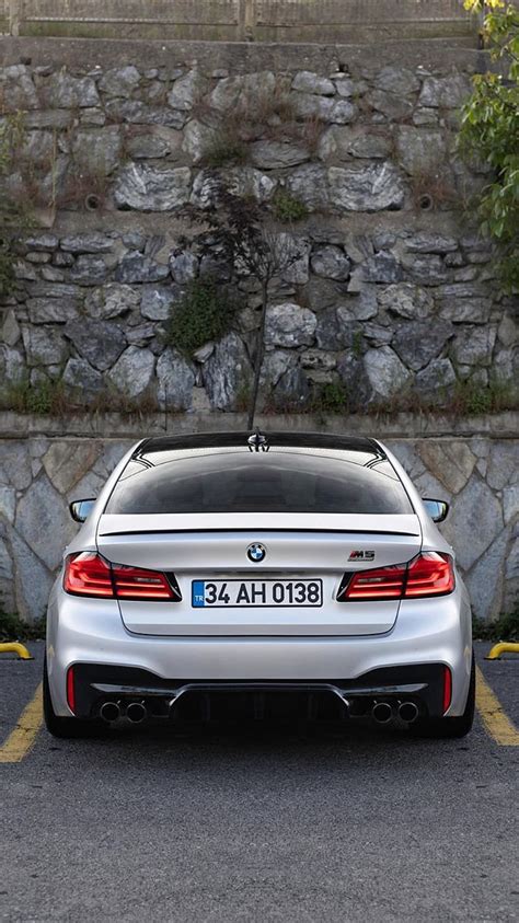 M5 Competition Bmw Car F90 Luxury M Power Rear View Sedan