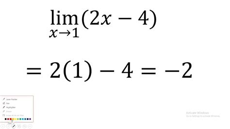 Limits Of Function Limits By Direct Substitution Youtube