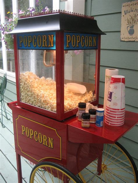 Popcorn Cart Popcorn Cart Food Cart Small Restaurant Design