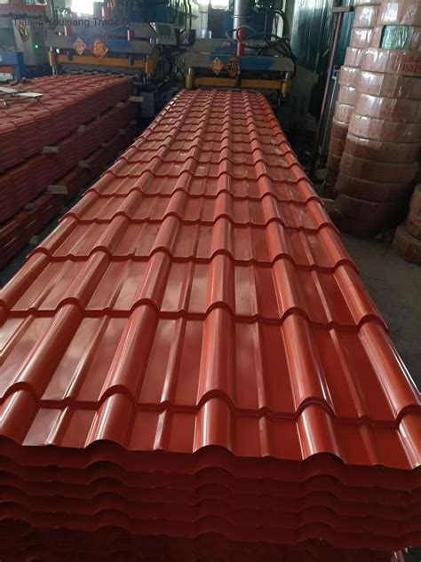 Aluzinc Corrugated Galvanized Steel Sheets Color Painted Roof Panel