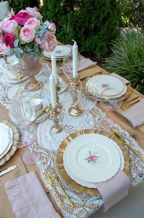 Tips For Setting A Vintage Style Tablescape Tea Party Table Tea Party Tablescape Vintage