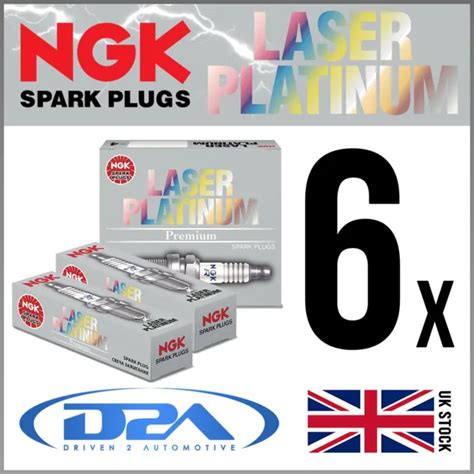 6X NGK BKR6EQUP 3199 Laser Platinum Spark Plugs For BMW 320 2 2 09 00