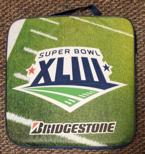 SUPER BOWL XLIII 43 SEAT CUSHION PITTSBURGH STEELERS VS ARIZONA