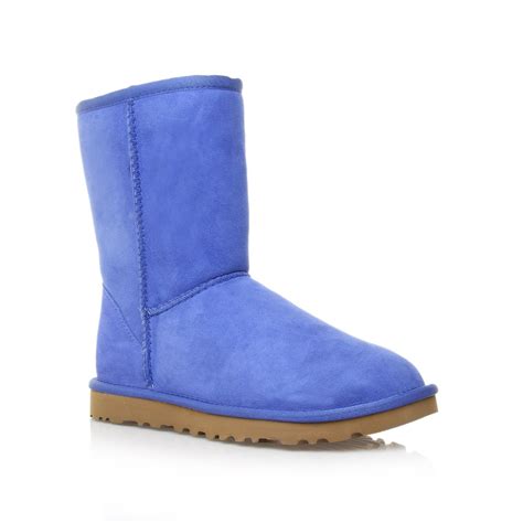 Ugg Classic Short Boots In Blue Lyst