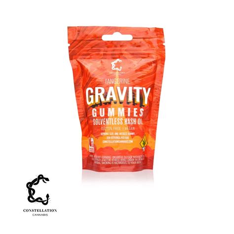 Tangerine Pk Mg Thc Constellation Cannabis Gravity Gummies