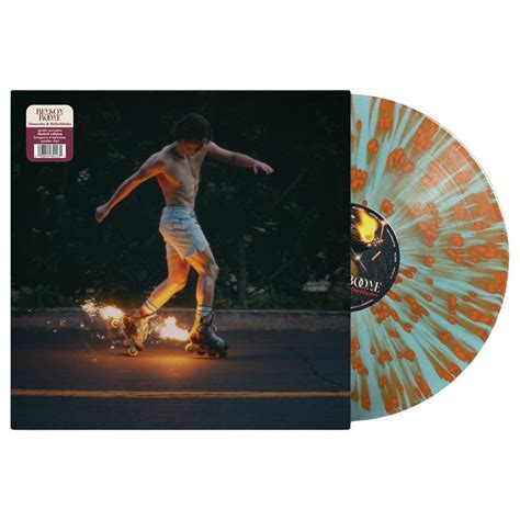 Benson Boone - Fireworks & Rollerblades - Tangerine and Light Blue ...