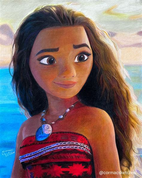 My 45 hour drawing of Moana : r/drawing