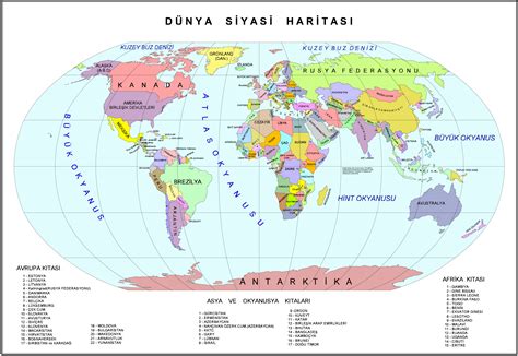 Dünya Haritası Resimleri