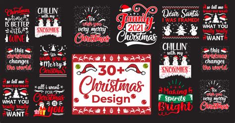 Christmas T Shirt Bundle Bundle Creative Fabrica