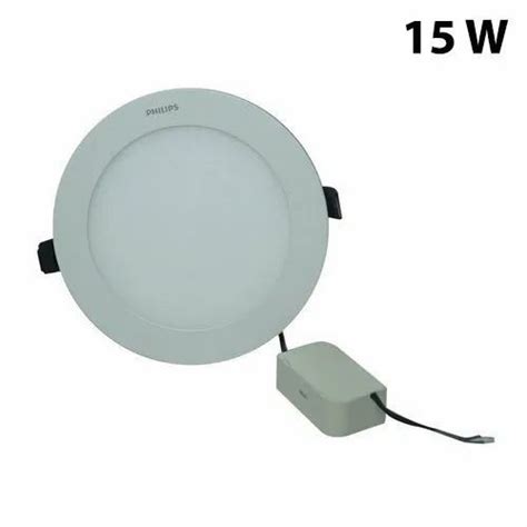 White Round Philips Watt Led Ceiling Light Voltage V At Rs