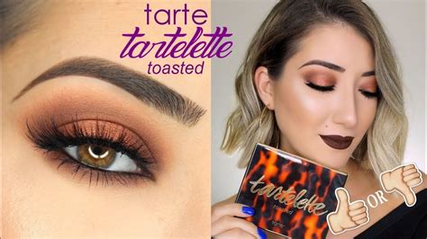 Tarte Cosmetics Tartelette Toasted Palette Tutorial Swatches And Review