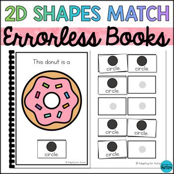 Errorless Learning 2D Shapes Match Adapted Books For Special Education