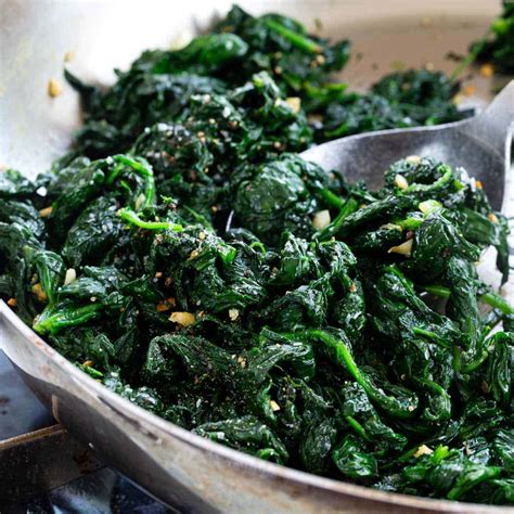 Sautéed Spinach With Garlic Jessica Gavin