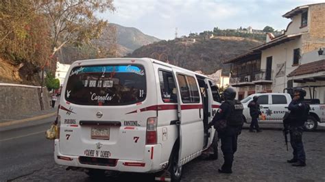 Servicio De Transporte P Blico En Taxco Se Reanuda Pero Con Pocas