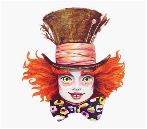 Sombrerero Loco Cool Drawings About The Mad Hatter Hd Png Download